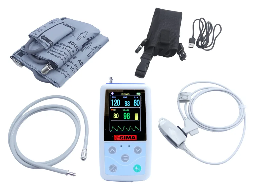 Monitor ABPM 24 ore + ritm cardiac + SpO2