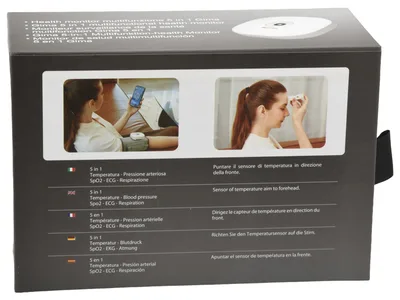 5 în 1 monitor multifuncțional de sănătate