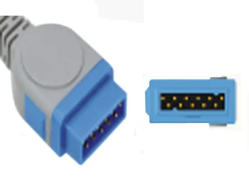 Sondă SpO2 ADULT tip Y auriculară pentru GE DATEX-OHMEDA - cablu 3.0 m