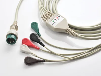 Cablul ECG 5 cabluri pentru monitor K12, K15 - de rezerva 35306-7, 35309-10