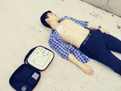 iPad CU-SP1 defibrillator - AED