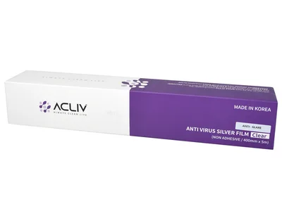 Film antimicrobian non-adeziv 105 mic - rolă 5 m x 400 mm