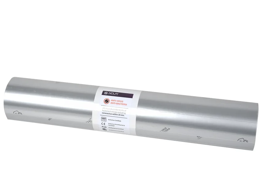 ANTIMICROBIAL ADHESIVE FILM 200 Mic - roll 5 m x 400 mm