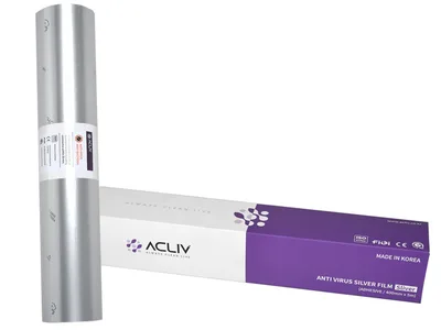 ANTIMICROBIAL ADHESIVE FILM 200 Mic - roll 5 m x 400 mm