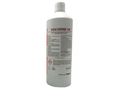 Povi-iodină 100 antiseptic - 1000 ml - biocid - comercializabil doar în IT