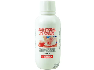 Peroxid de hidrogen - 250 ml - eticheta GB, fr, IT, ES