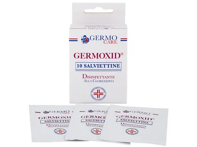 Germoxid wipes - cutie de 10 șervețele