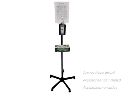 Stand pentru dispenser dezinfectant și cutie de mănuși