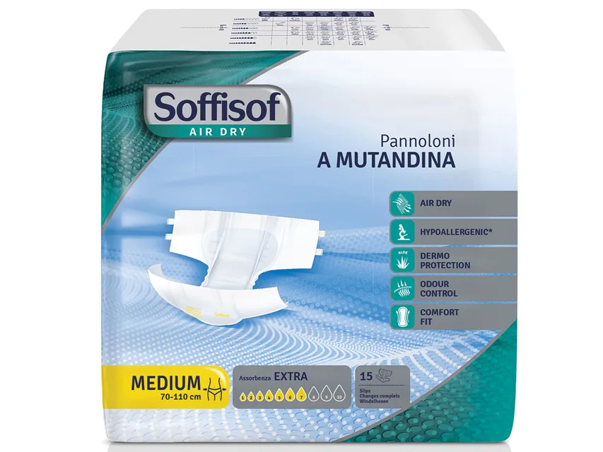 Scutec Soffisof Air Dry pentru incontinență moderată - mediu