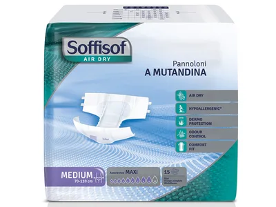 Soffisof Air Dry absorbant pentru incontinență - incontinență severă - mediu