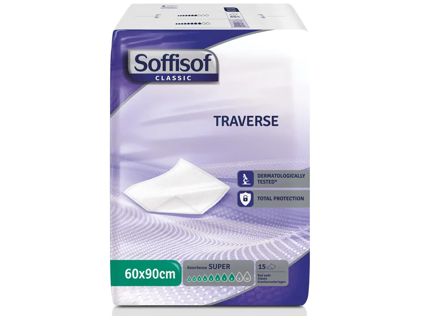 Protecții de pat absorbante Soffisof 60x90 cm - absorbență mare
