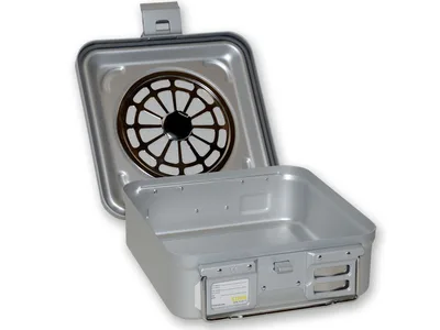 Container cu filtru mic h 100 mm - gri