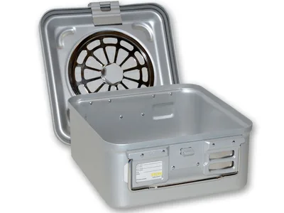 Container cu filtru small h 135 mm - gri