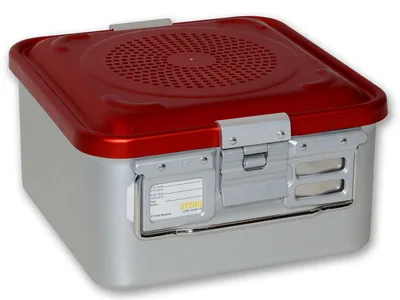 Container cu filtru mic h 150 mm - roșu