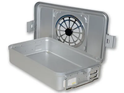 Container cu filtru medium h 100 mm - gri
