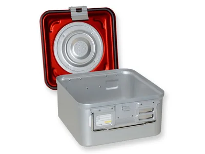 Container B.S. cu supapă mic h 150 mm - roșu