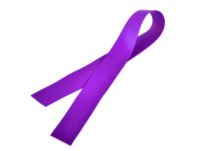 Garou preîntăiat 45x2,5 cm - violet