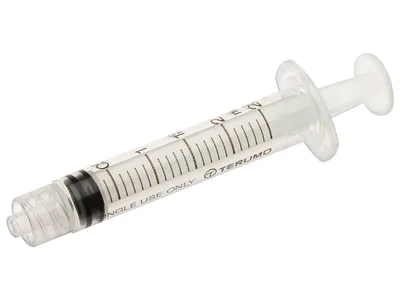 Seringi Terumo fără ac 2,5 ml - Concentric Luer Lock
