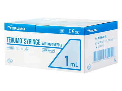 Seringi TERUMO fără ac 1 ml Tuberculin - Luer Slip concentru - MDSS01SE - sterile