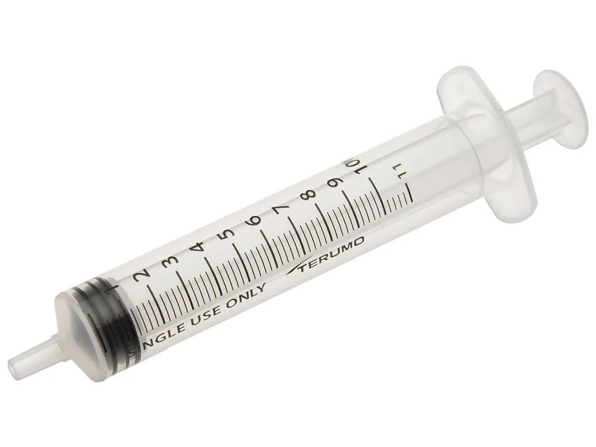 Seringi Terumo fără ac 10 ml - Luer Slip excentric - steril