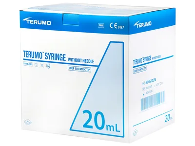 Seringi Terumo fără ac 20 ml - Luer slip excentric - steril