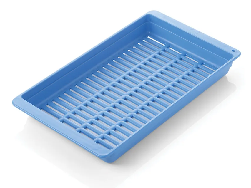Tavă de instrumente - bază cu plasă 270x150x30 mm - plastic