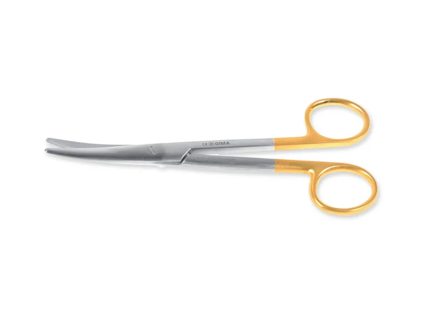 Foarfece T.C. GOLD MAYO STILLE curbate - obtuze - 15 cm