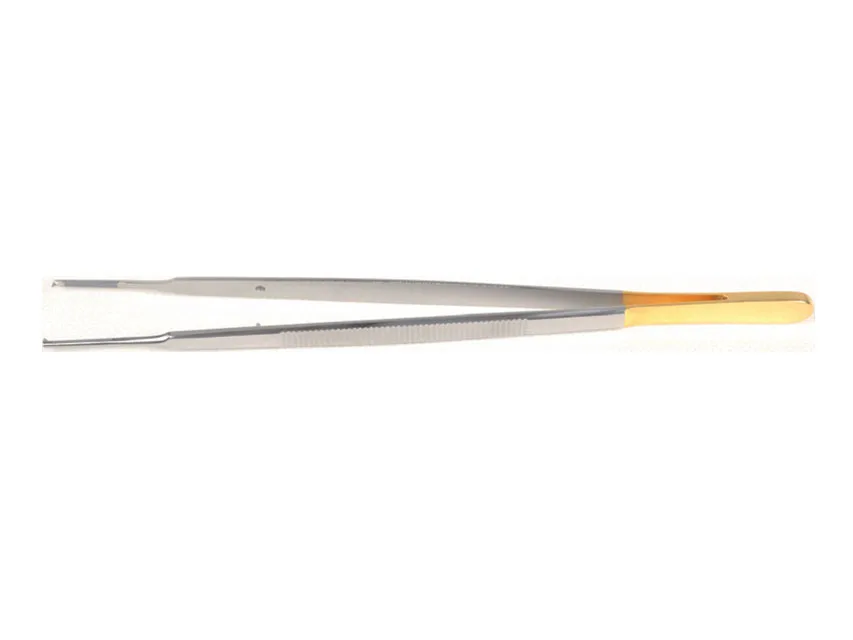 Forceps chirurgical T.C. GOLD GERALD - 17 cm - vârfuri aspre