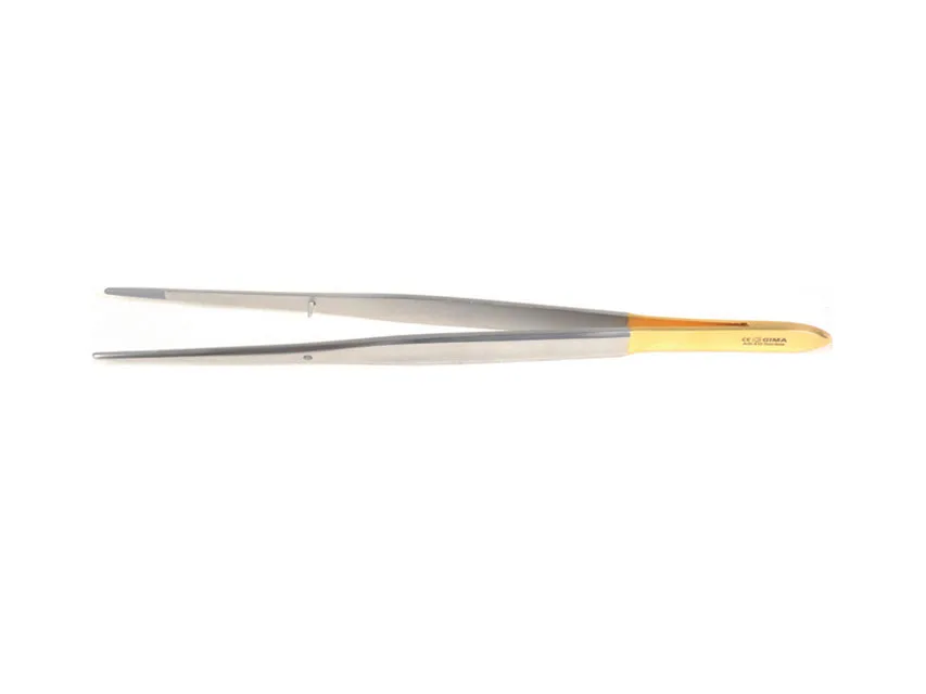 Forceps Indoe T.C. GOLD MC - 15 cm - vârfuri aspre