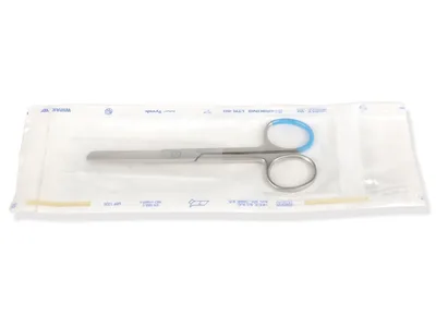 Foarfece chirurgicale sterile ascuțite/obtuze - drepte - 13 cm