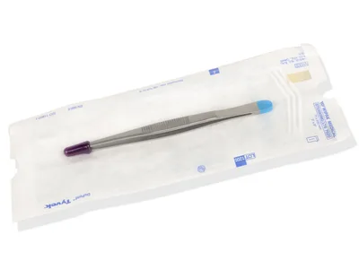 Forceps steril pentru pansamente dressing - drept - 13 cm