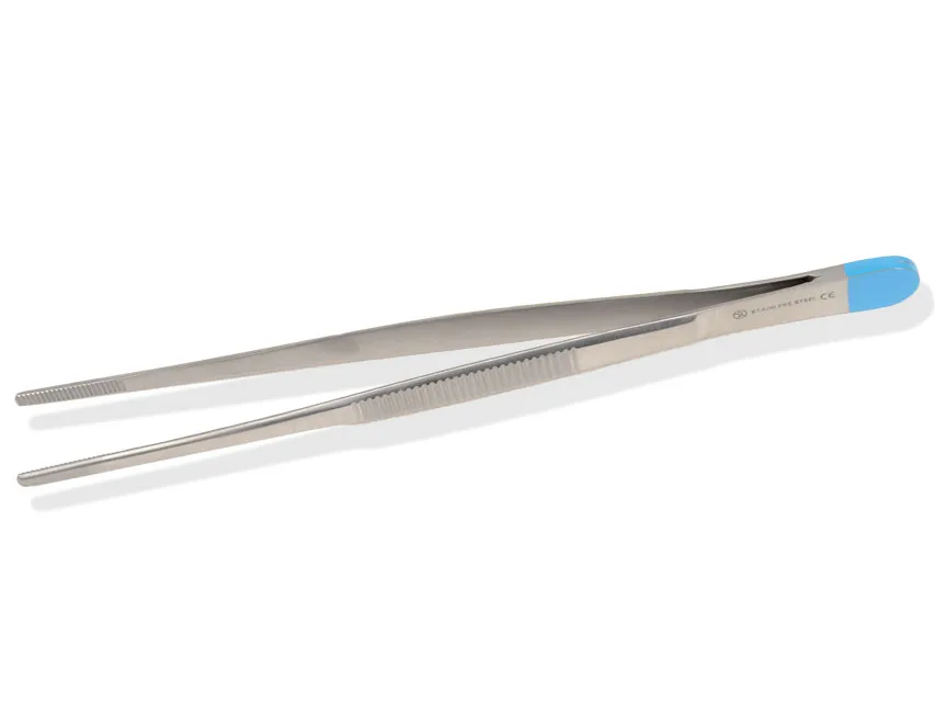 Clește steril pentru pansament - drept - 16 cm