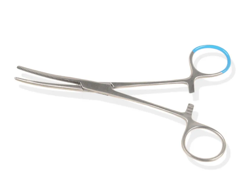Pean forceps steril - curbat - 16 cm