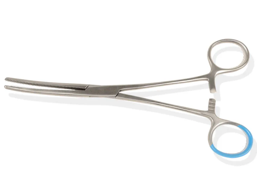 Clește Pean steril - curbat - 18 cm
