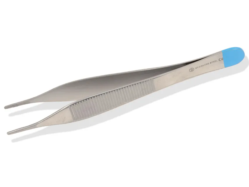 Clește de țesut Adson steril - drept - 12 cm