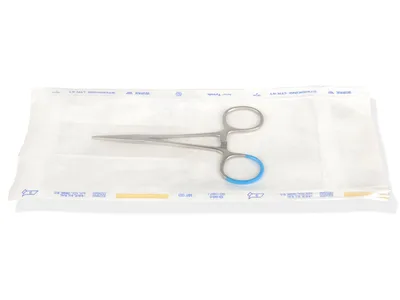 Daltă hemostatică Halstead-Mosquito sterilă - dreaptă - 12.5 cm