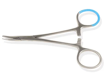 Clete hemostetice sterile Halstead-Mosquito - curbate - 12.5 cm