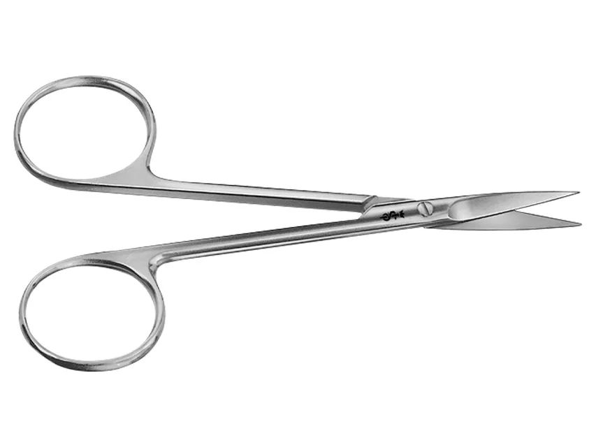 Foarfece iris subțiri Aesculap - drepte - ascuțite/ascuțite - 11 cm - BC110R