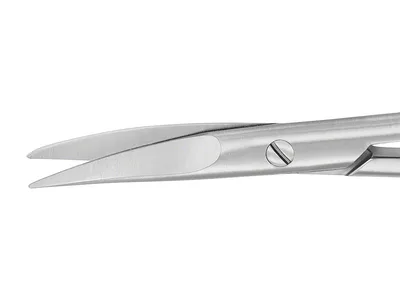 Foarfeci Aesculap pentru iridectomie și ligături - curbate - ascuțite/ascuțite - 11 cm - BC111R