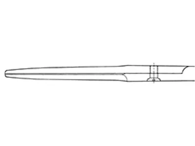 Foarfece chirurgicale Aesculap - drepte - obtuze/obtuze - 14.5 cm - BC314R