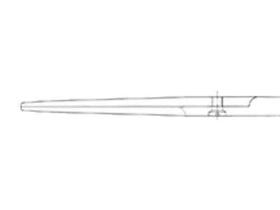 Foarfece chirurgicale Aesculap - drepte - obtuze/obtuze - 15 cm - BC315R