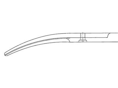 Foarfece Mayo Aesculap - curbate - tocit/tocit - 15.5 cm - BC555R