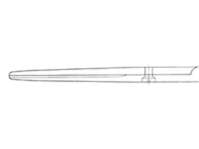 Foarfece Mayo Aesculap - drepte - obtuze/obtuze - 16.5 cm - BC584R