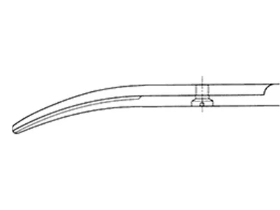 Foarfece Metzenbaum AESCULAP - curbate - bont/bont - 14.5 cm - BC605R