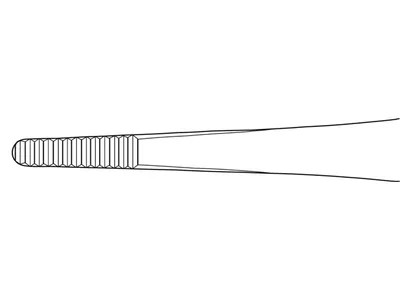 Dissection forceps Aesculap - drept - 11.5 cm - BD043R