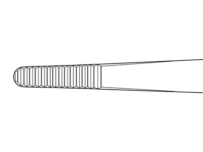Clește de disecție Aesculap - drept - 14.5 cm - BD047R