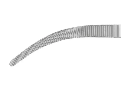 Pensa hemostatică Crile Aesculap - curbă - obtuză - 16 cm - BH167R