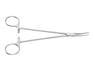 Aesculap pensetă hemostată Halsted - curbată - obtuză - 18.5 cm - BH203R