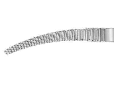 Aesculap pensetă hemostată Halsted - curbată - obtuză - 18.5 cm - BH203R