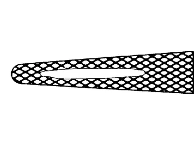 Suport de ac Aesculap Hegar-Mayo - drept - 15 cm - BM235R